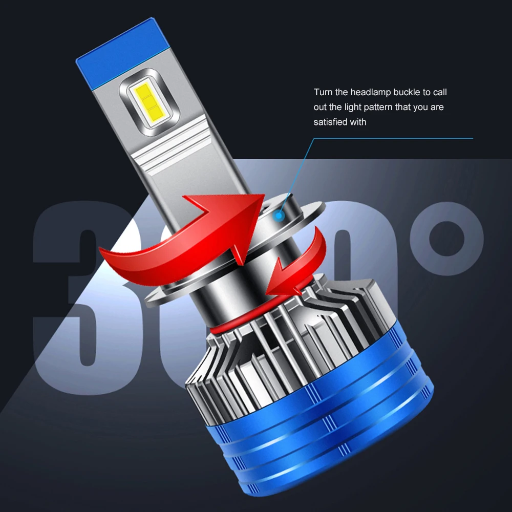 US $37.02 H4 Led H7 Led canbus Headlight Decode Car High Quality Led Bulbs H1 Automotive H11 led lights for car 9005 9006 9012 lamp