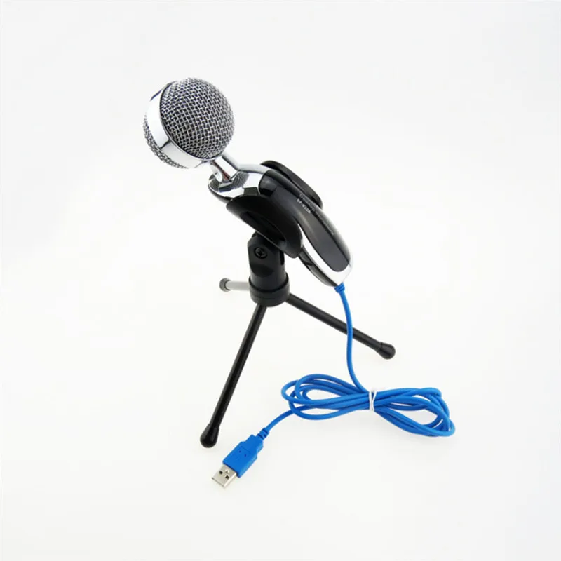 VOBERRY Hot Condenser Sound Recording Metal USB Microphone For Laptop MAC Or Windows