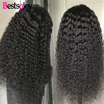 

Bestsojoy Hair Curly Lace Wig 360 Lace Wigs Human Hair Pre Plucked Wigs For Women 180 Density Lace Front Wig Peruvian Hair Wigs