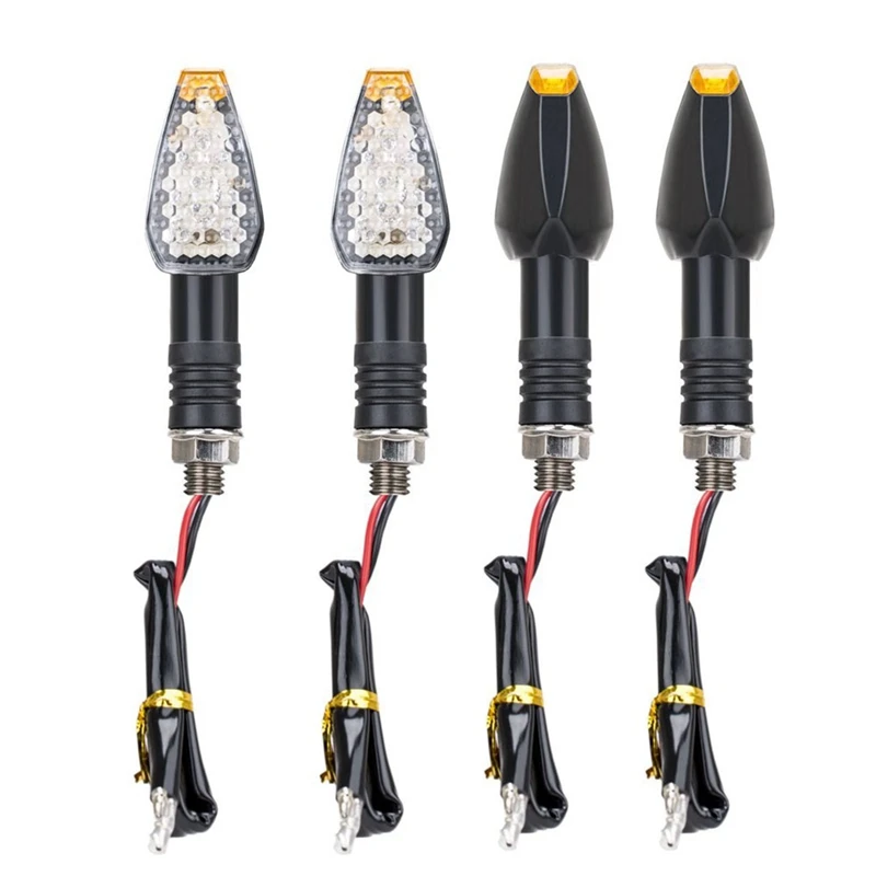 

5 LED 12V 4 intermittent headlights for motorcycle, turn signal, flashing, amber light