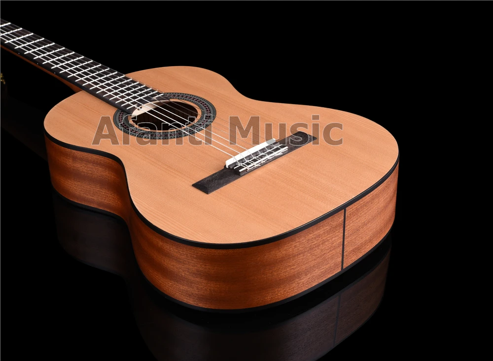 Afanti Музыка 36 дюймов красная сосна и Сапеле Классическая гитара(ACL-1563