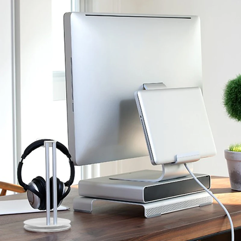Fashion Desktop Headset Holder Stand Bracket Headphone Display Rack