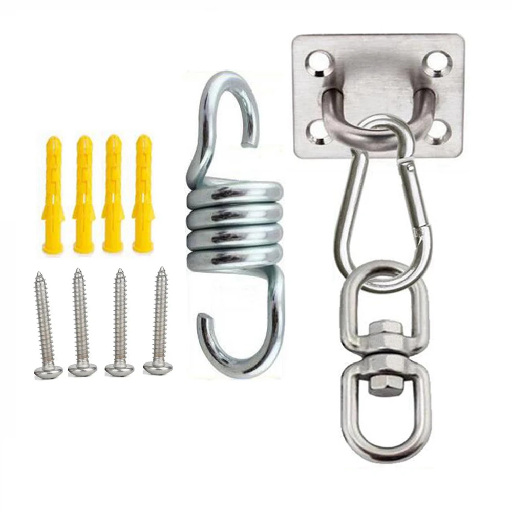 304 Stainless Steel Ceiling Hanging Kit Anchor Suspension Bracket Hook Hanger For Yoga Hammock Sex Swing Hanging Chair Sandbag 