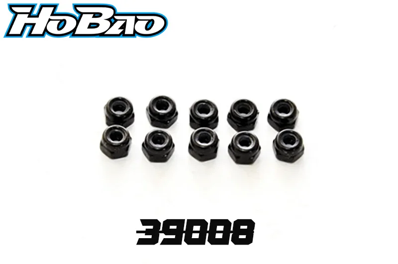 Originale Ofna/Hobao Racing 39008 Nylon Nut M3, 10 Pezzi Per Hyper Mt/Mt Plus/Mt Plus Altalena Monster Truck