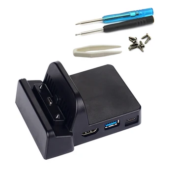 

Stand Accessories Anti-scratch Anti-slip Easy Install Collapsible Heat Dissipation Desk Game Docking Station Switch