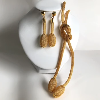 

Dubai gold jewelry sets for women big Necklace african beads jewelry set Women Italian Bridal Jewelry Sets Wedding Accessories