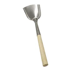 Stove Tool Easy Clean Heat Resistant Wooden Handle Stainless Steel Home Fireplace Shovel Ash Coal Ergonomic Accessories Small