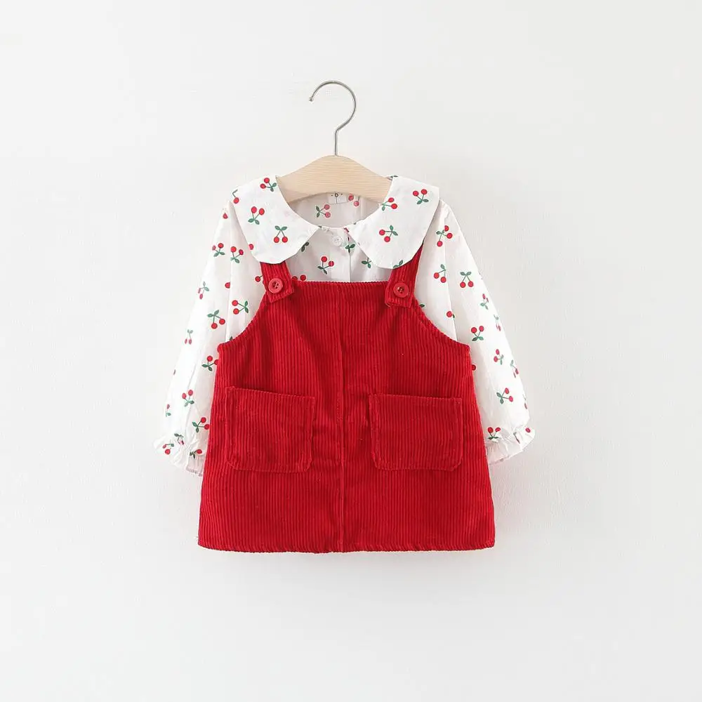 Одежда для новорожденных девочек коллекция 2019 года осенне зимняя рубашка