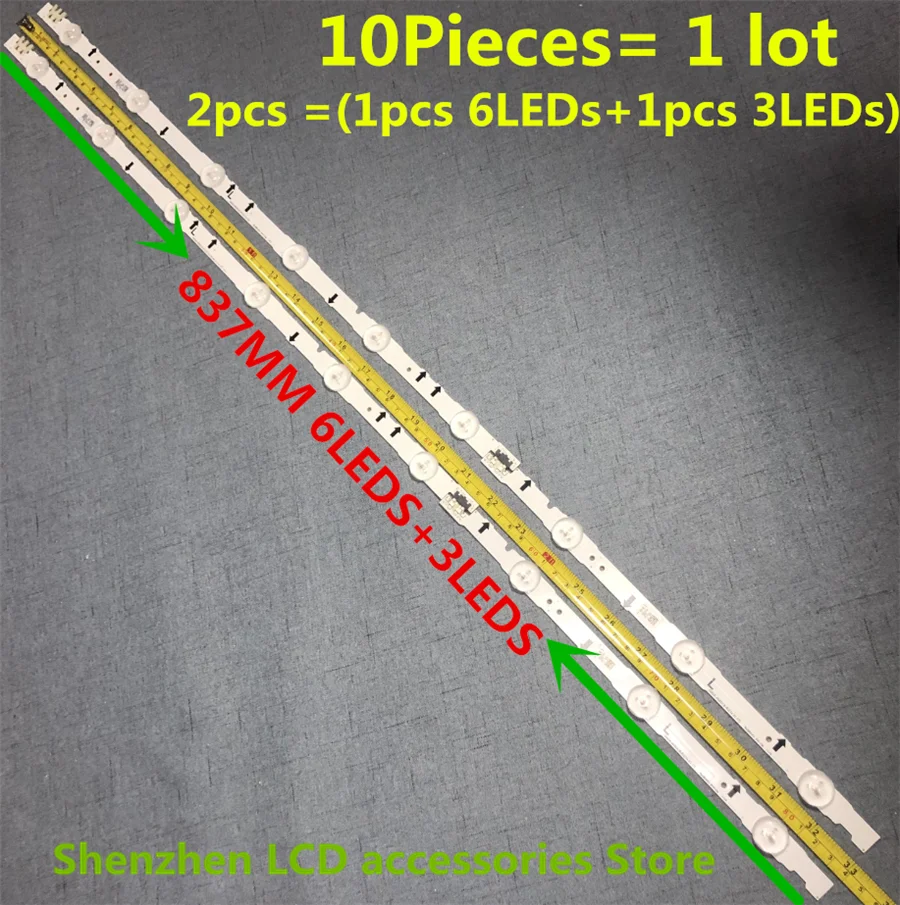 10 шт./лот для UN40J6300 2014SVS40 CY-GH040CSLV8H D4GE-400DCA-R1 D4GE-400DCB-R1 D4GE-400DCA-R2 R2 LH40DBEPLGC HG40AC690
