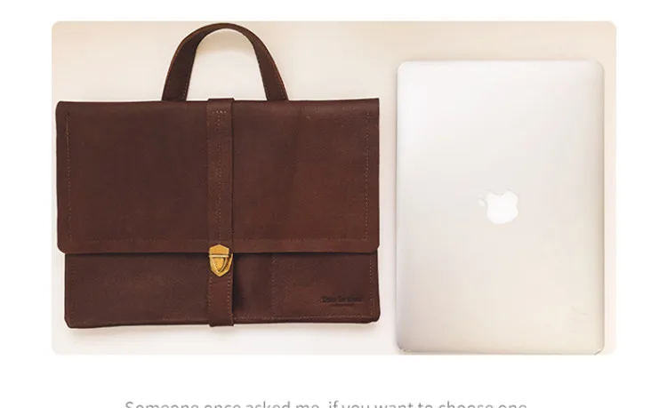 Мужской портативный портфель из натуральной кожи, мужская сумка для ноутбука, первый слой кожи, многофункциональные мешки-вкладыши