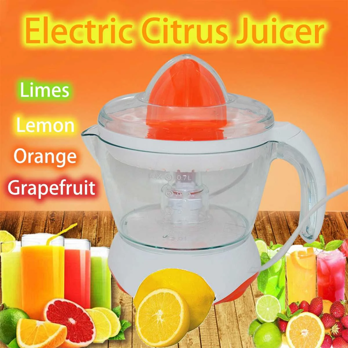 

Electric Juicer Dual-use Manual Oranges Citrus Lemon Juice Machine ABS Orange Juicer Portable Squeezer Press Juice Household New