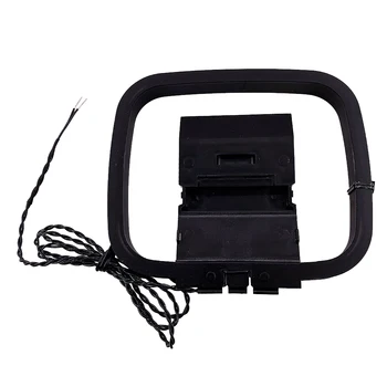 

AM Loop Antenna TV Signal Transmission Audio For Radio HIFI Bare Wire Connector FM Home Theater Stereo Receiver 2 Pin Stable PVC