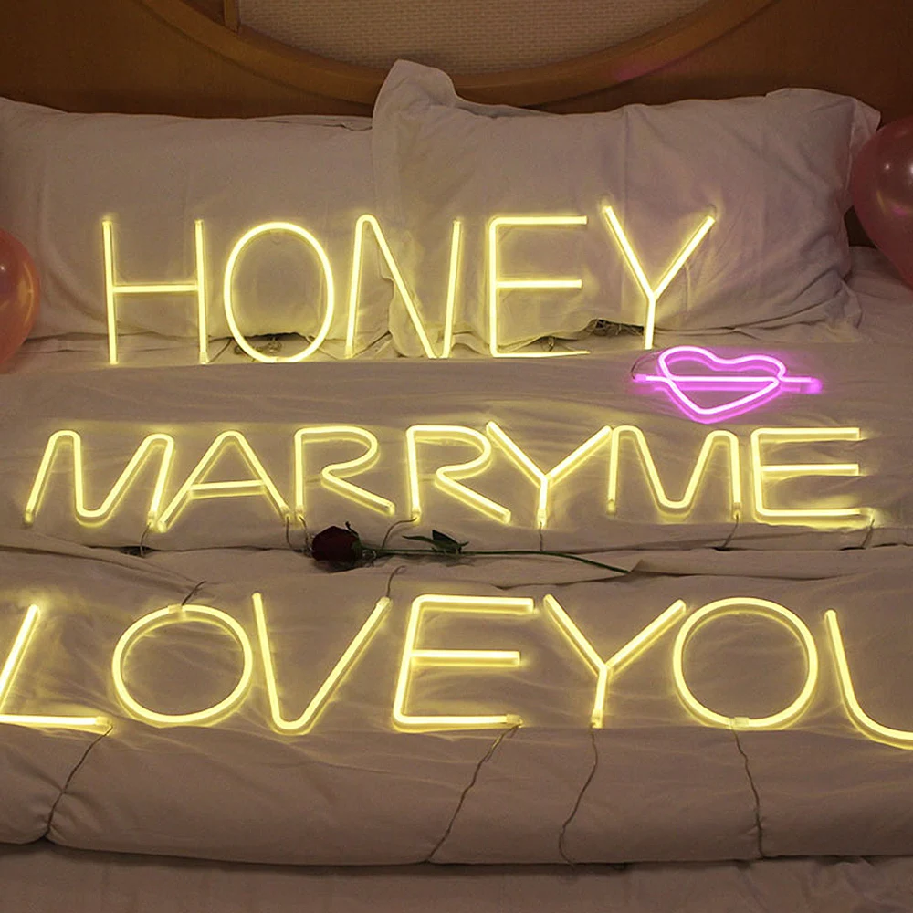 

Letter Night Light Luminous LED Creative 26 English Alphabet Number Battery Lamp Romantic Wedding Party Decoration Christmas