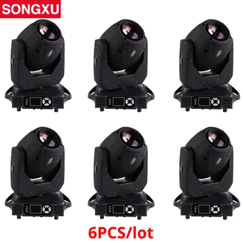 

6pcs/lot Spot Lyre Moving Head 150W LED Moving Head Light 3-facet Prism + 8-facet Prism Professional DJ Disco Light/SX-MH150A