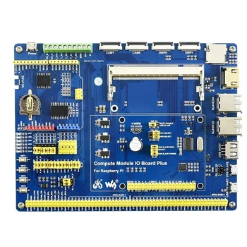 

HOT-Waveshare for Raspberry Pi Compute Module 3+16GB Development Kit Type A CM3+ IO Board DS18B20 IR Remote Controller (US Plug)