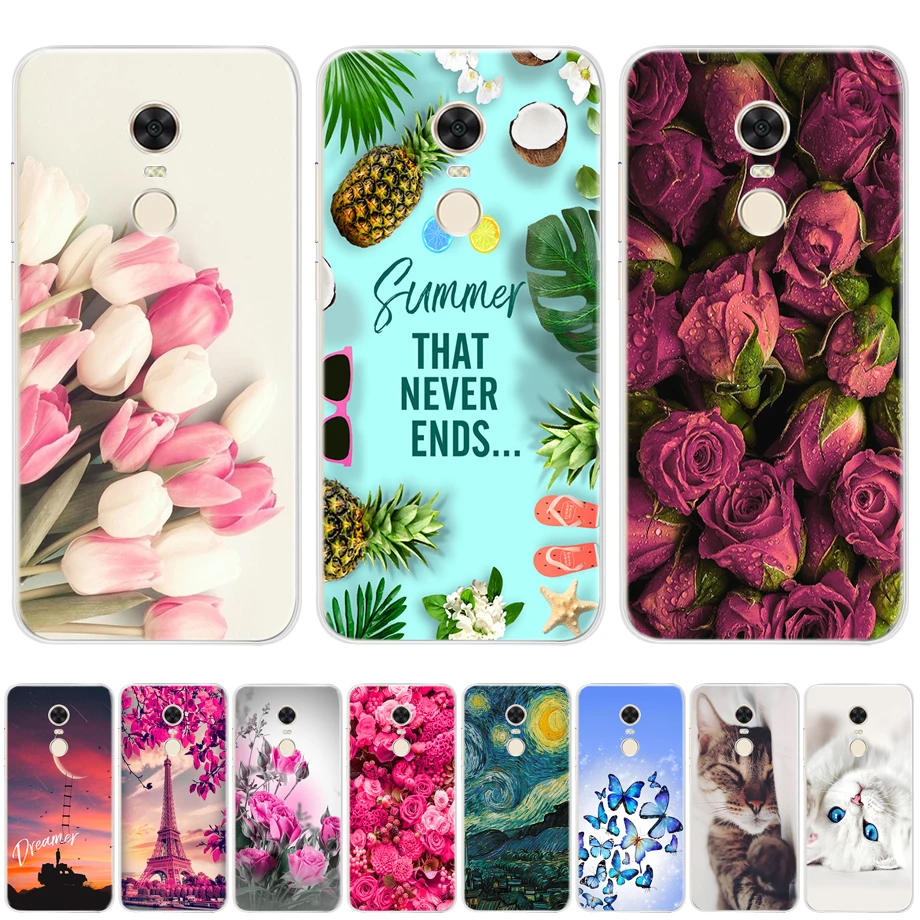 

Soft Silicone Case For Xiomi Xiaomi Redmi Note 4X Case Cover For Xiaomi Redmi Note 4X Note4X Note4 X Global Version Phone Case