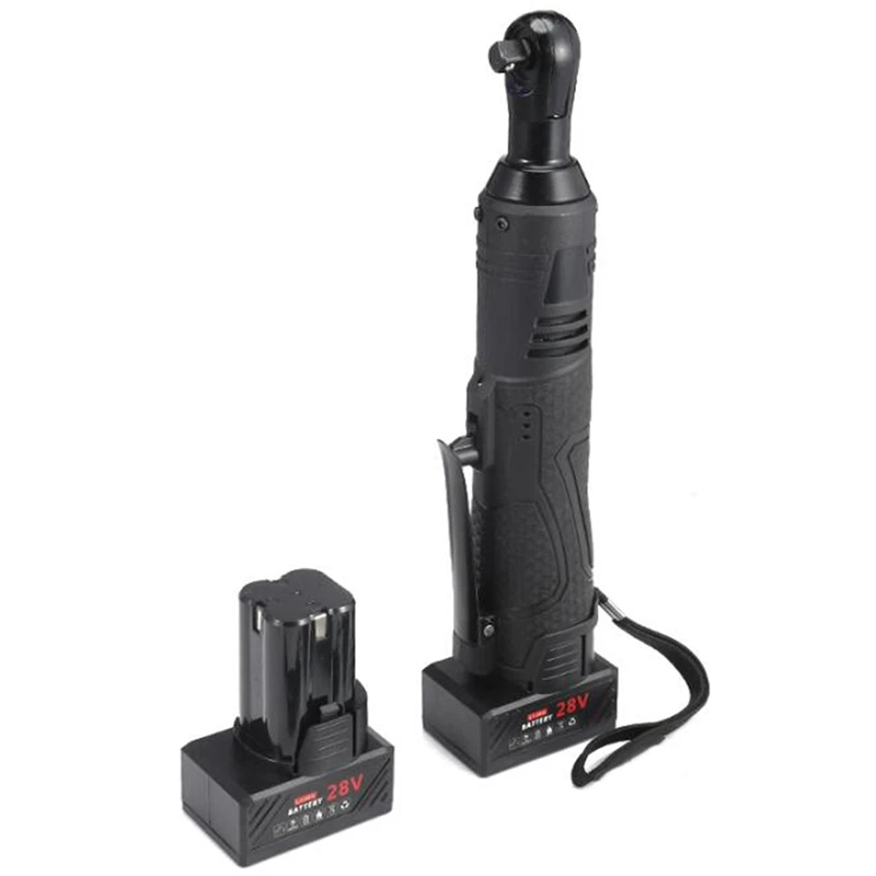 EU Plug 28V Right Angle Rechargeable Ratchet Wrench Set Electric Cordless | Инструменты