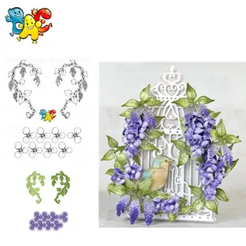 

flower Transparent Clear Stamps for DIY Scrapbooking/Card Making/Kids Christmas Fun Decoration Supplies