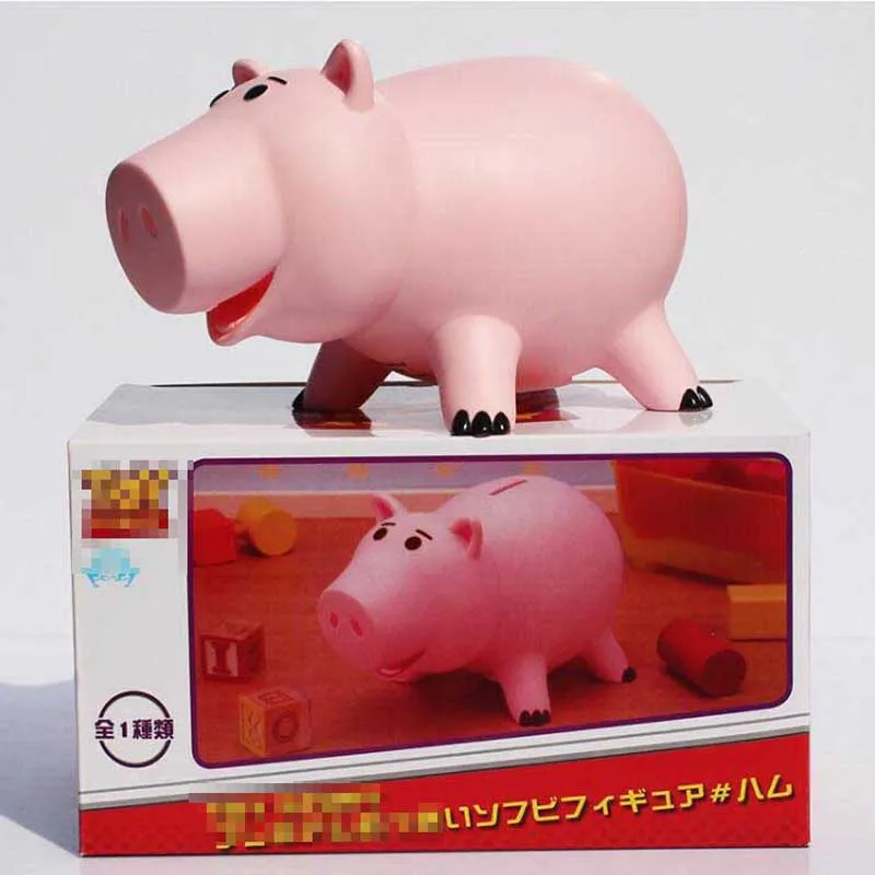VIDEO and Cute Pink Pig Piggy Bank Toy Pig Coin Holder Decorative Savings Bank 