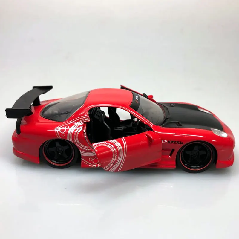 JADA JDM 1/32 масштабная модель автомобиля игрушки Япония 1993 MAZDA RX7 литая металлическая модель автомобиля игрушка для подарка/детей/коллекции