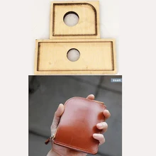 Японское стальное лезвие деревянная высечка очень маленький бумажник кожа Ремесло Удар ручной инструмент нож плесень Швейные аксессуары