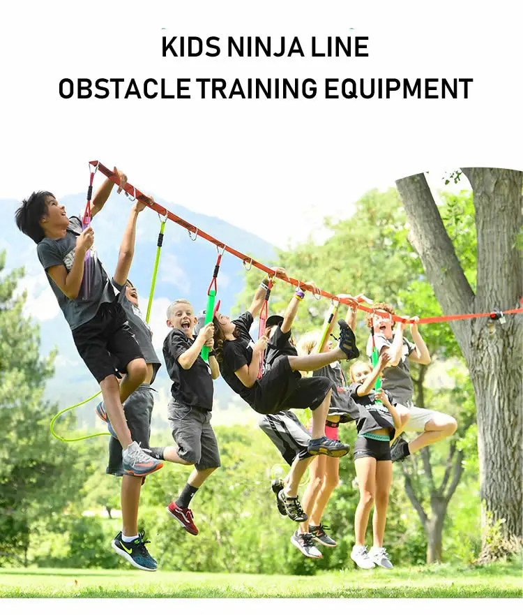 Courtyard Ninja Warrior Obstacle Course Line Kit 12m