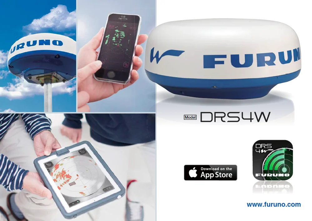 

Furuno marine ship boat radar 1st Watch Wireless Radar DRS4W maritime electronics navigation communication W/10m cable