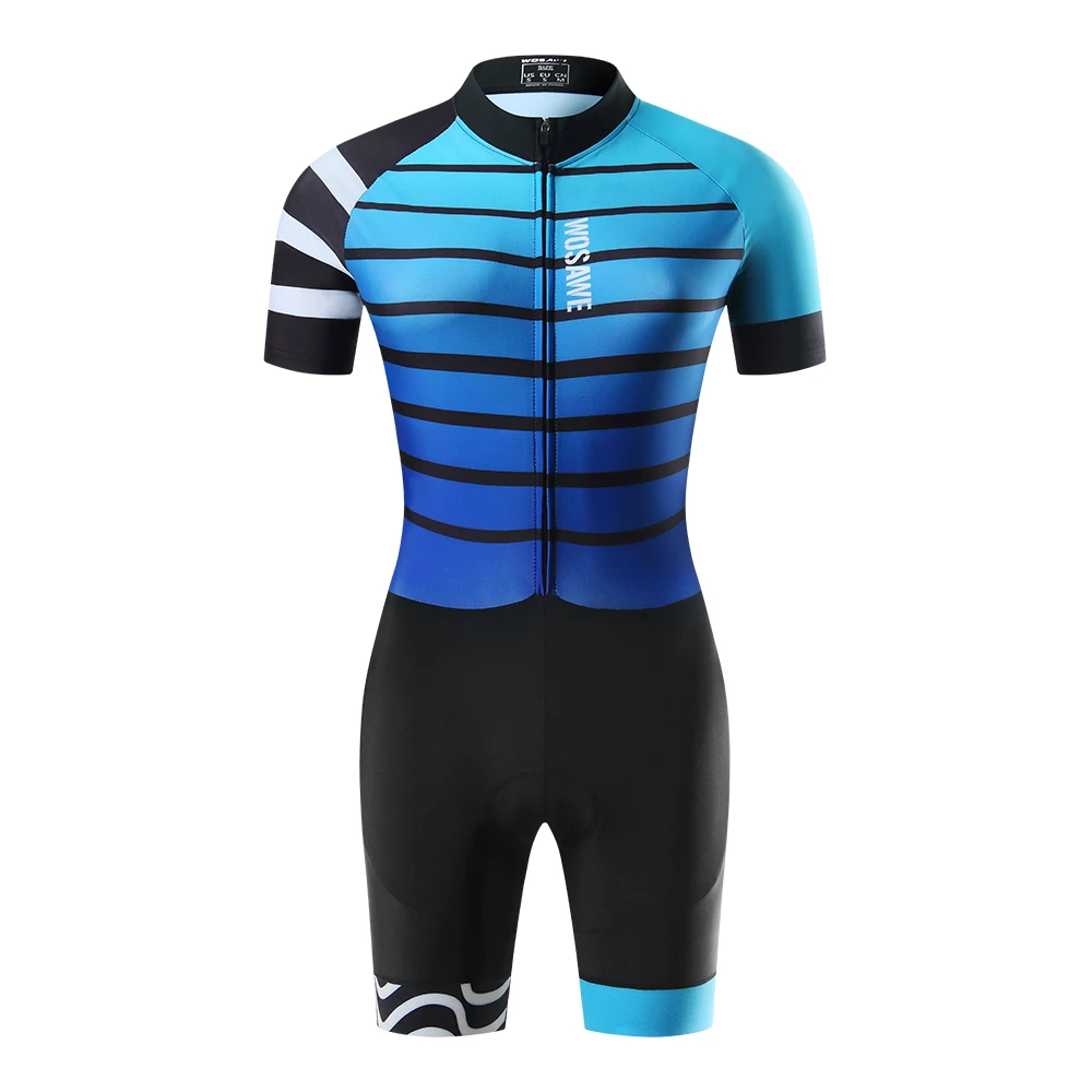 New Women's Triathlon Short Sleeve Warm Cycling Jersey Sets Skinsuit Maillot Ropa Bicycle Clothing Bike Shirts Jumpsuit - Suits - AliExpress