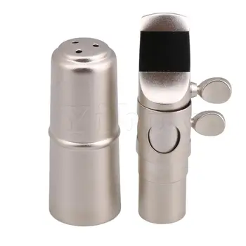 

Yibuy 5# Soprano Saxophone Mouthpiece B-Flat and Saxophone Ligature and Cap