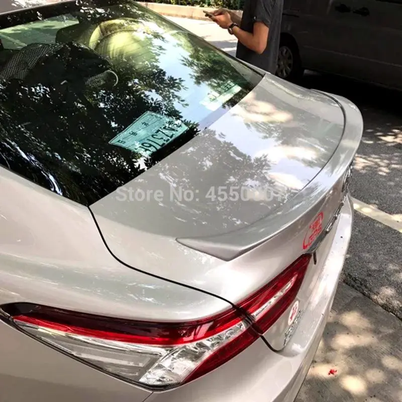 Дизайн для toyota Camry Высокое качество ABS внешний задний спойлер задний багажник загрузки крыло украшение автомобиля стиль