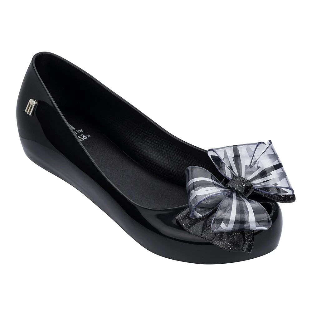 2021 New Melissa Women Jelly Sandals Bowtie Summer Design Ladies Shoes Breathable Female Melissa Women Shoes High Quality 