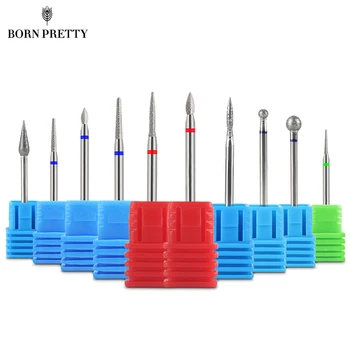 

10 Types Nail Drill Bits Cuticle Tiny Head 2.35mm for Electric Mills Cutter Machine Nail File Polishing Sanding Tools