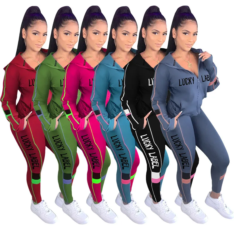 Женский спортивный костюм Lucky Label комплект из двух предметов кофта и штаны для