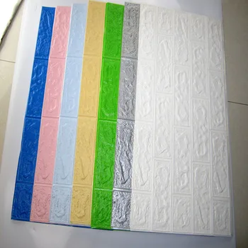 

70*77cm DIY Self Adhesive 3D Wall Stickers Bedroom Decor Foam Brick Room Decor Wallpaper Wall Decor Living Wall Sticker For Kids