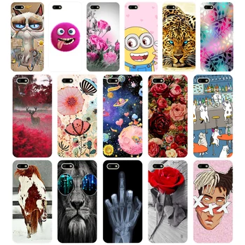 

27 Silicone case For Huawei Honor 7A Case 5.45" inch Soft Phone Case Huawei Honor 7A 7 A DUA-L22 Russian Back Cover Coque bumper