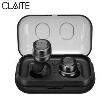 

CLAITE TWS Wireless bluetooth Earphone Smart Touch Control HiFi Stereo Earbuds Auto Pairing Waterproof Sport Headsets with Mic