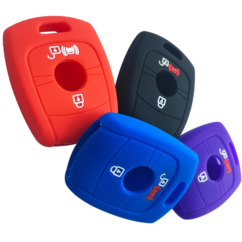 

Silicone Car Key Cover For SsangYong KORANDO ACTYON Sports Kyron Stavic Remote Key Cover Cap Silica Gel Case For Keys Holder Fob