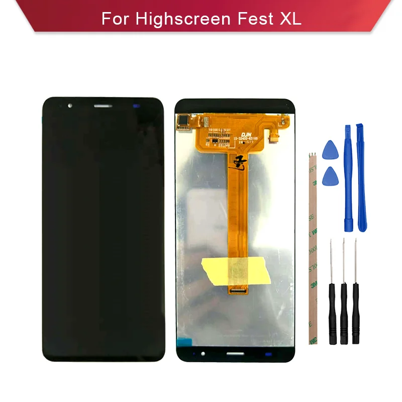 Fest XL Lcd For Highscreen Pro LCD Display Touch Screen Glass Digitizer Complete Assembly | Мобильные телефоны и