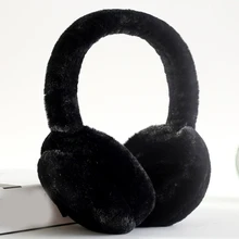 Новые женские наушники с искусственным кроличьим мехом, зимние теплые женские хлопковые наушники, меховые наушники, рождественские подарки