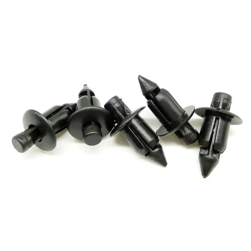 100 Pcs/Pack Plastic Bicycle Fairing Rivet Setting Panel Fastener Clips For Honda Fastener Clips For Honda Suzukii  Kawasakii