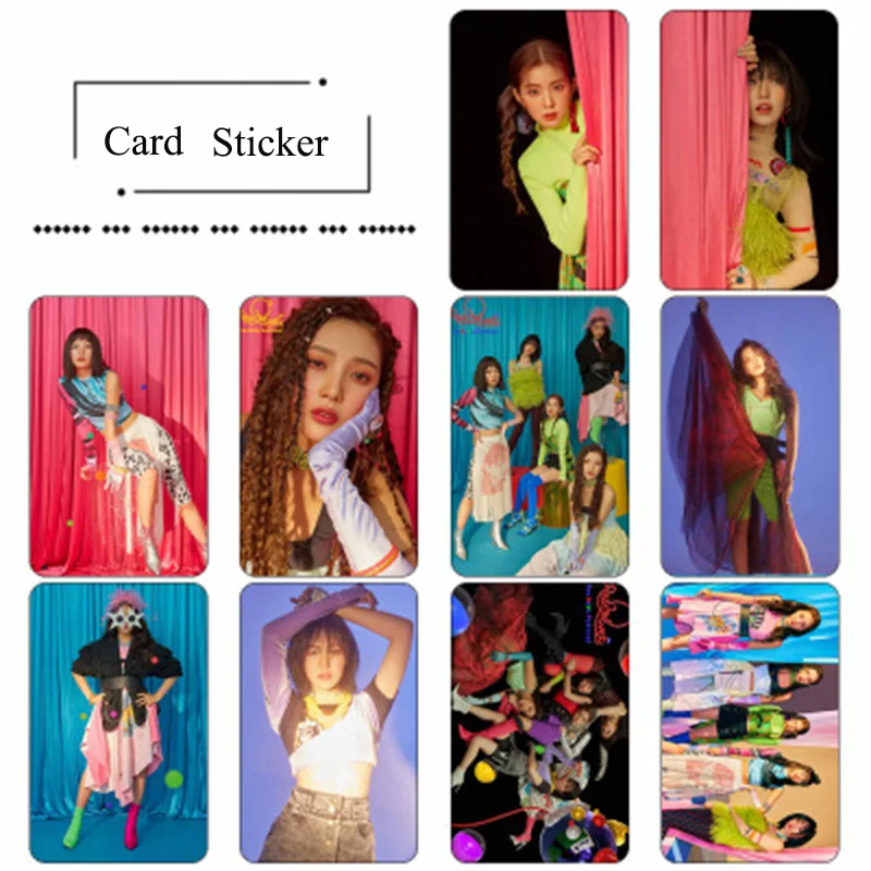 10 шт./компл. красный бархат альбом ZIMZALABIM автобусная карта Irene SeulGi Wendy Joy Yeri LJJ182