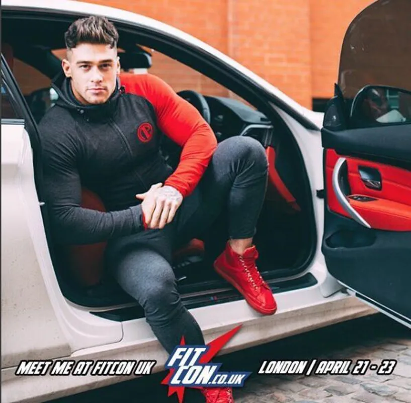 

2019 Spring New Style Muscle Fitness Brothers Hoodie MEN'S Cardigan Coat Pure Cotton Running Fitness Clothing