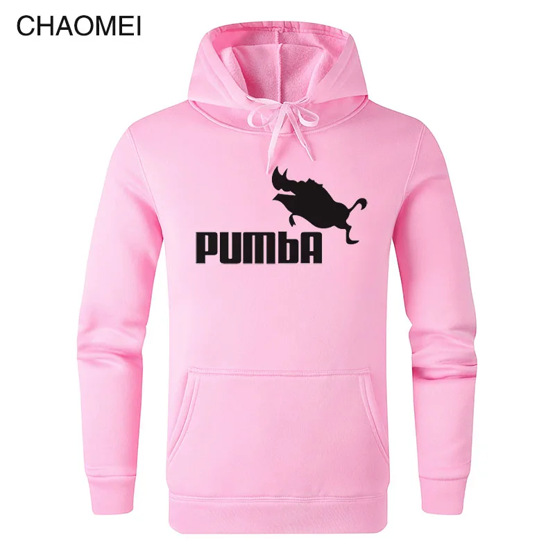 Забавные толстовки Homme Pumba Толстовка для мужчин и женщин пуловер с длинными рукавами крутой печати модные уличные толстовки C91 - Цвет: 2