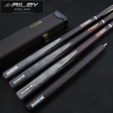 

RILEY High-end Professional Handmade Excellent 3/4 Piece Snooker Cue Kit with Case with Extension 10mm Billiard Snooker Stick