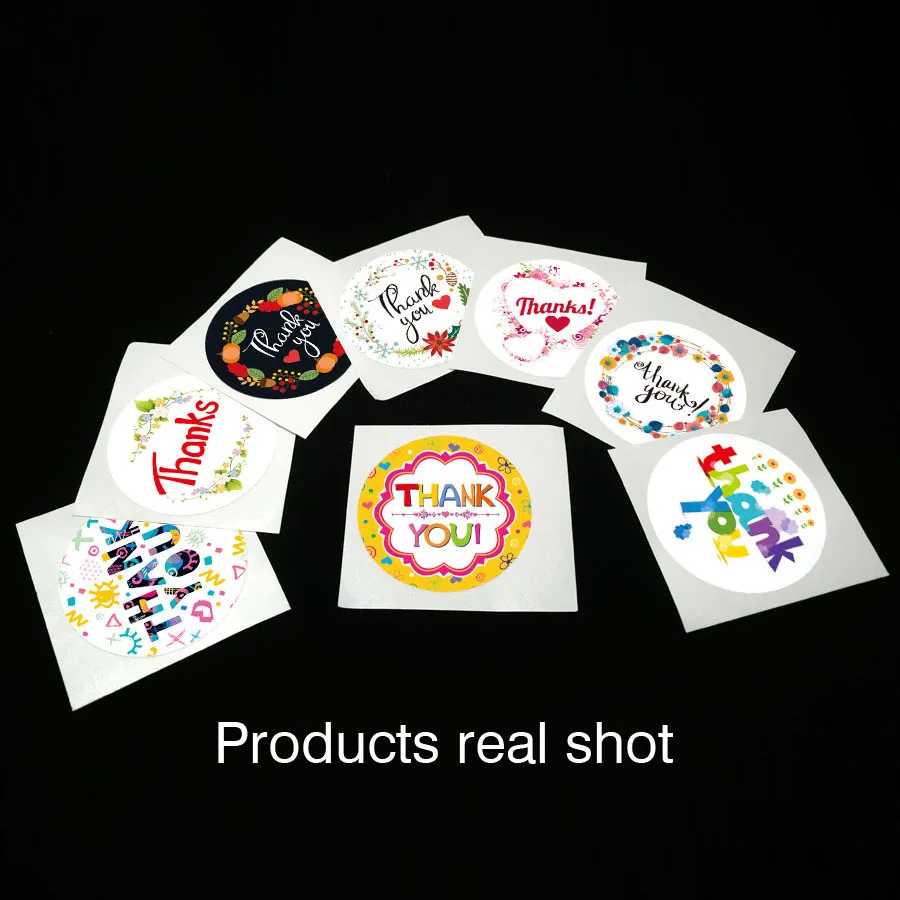 Custom Sticker And Customized LOGO Wedding  Design Your Own Stickers Personalized Adhesive Round Label For Packing