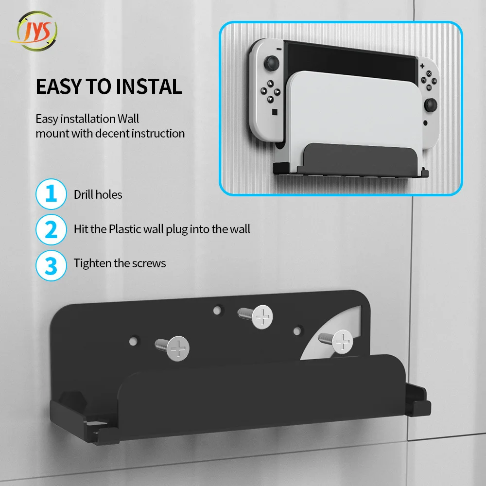Supporto Da Parete Protettivo Per Nintendo Switch Console Switch Supporto Staffa Dock Interruttore Nitendo Accessori Per Dock Tv Oled
