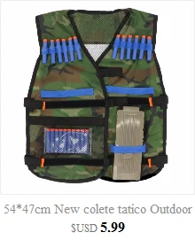 54*47 см colete tatico Открытый Тактический Регулируемый жилет комплект для Nerf N-strike элитных игр охотничий жилет наивысшего качества
