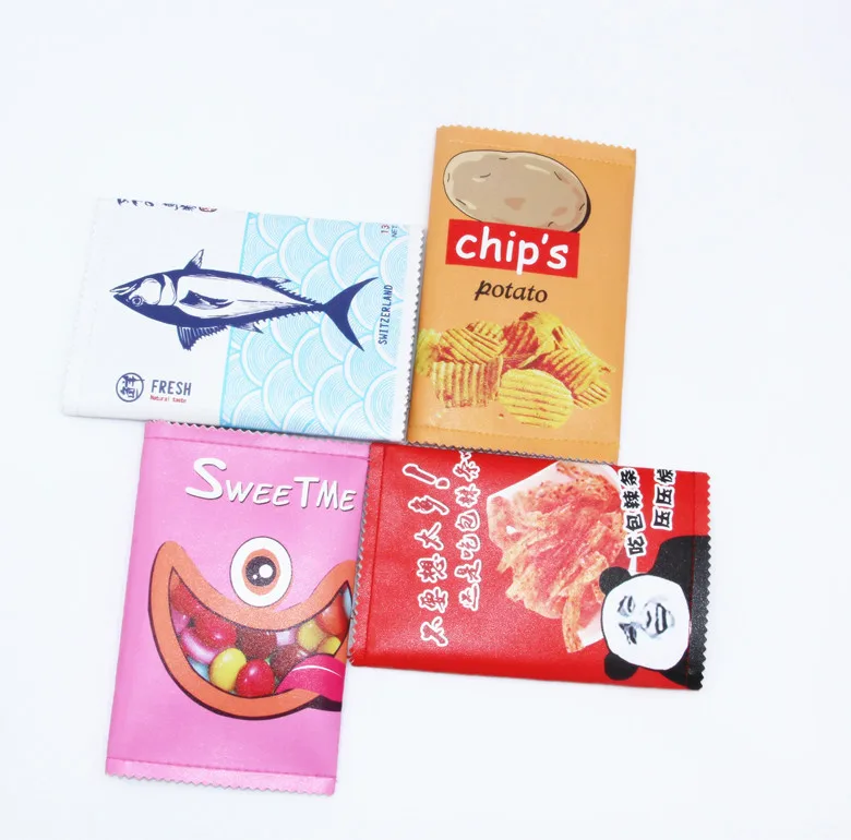 

New Style Stationery Pencil Case Model Fun Snacks Stationery Bag Creative Students Large-Volume Pencil Bag Purse