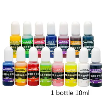 

15 Colors Epoxy Pigment Translucent Liquid Resin Colorant Each 0.35oz Epoxy Resin for Resin Jewelry DIY Crafts Art Making