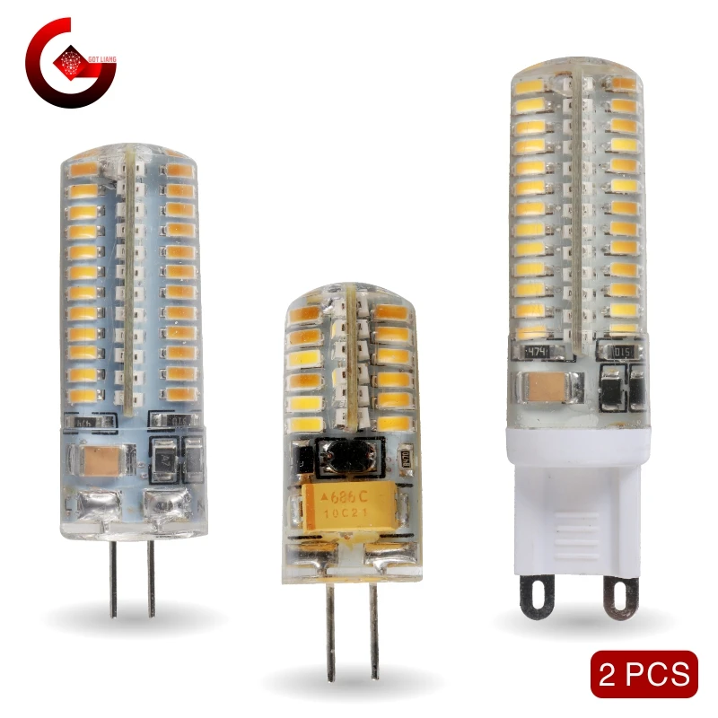 

2pcs/lot LED G4 G9 12V 220V AC DC 1w 2w 3w 4w 5w 6w Replace 40w 60w Halogen Lamp Light 360 Beam Angle Chandelier LED Bulb Lamp